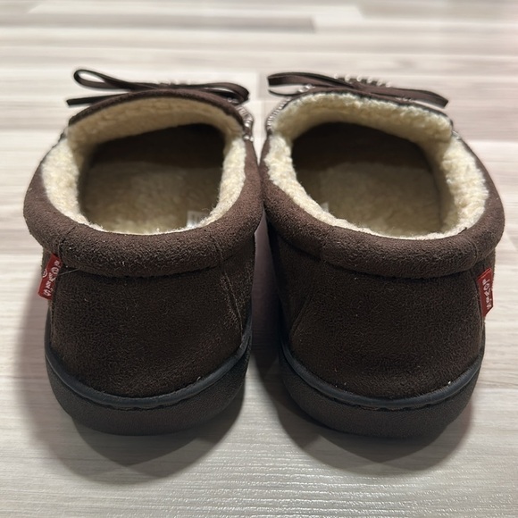 LEVI’S Men’s Brown Suede House Slippers Size 11-12 - Picture 6 of 7